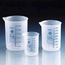 Beaker PP Low Form Printed Grad's And Spout 4