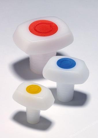 Stopper White Polyethylene B-Length Cone 12/2