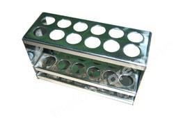 Test Tube Rack St./Steel 3-Tier 12 Holesx20mm