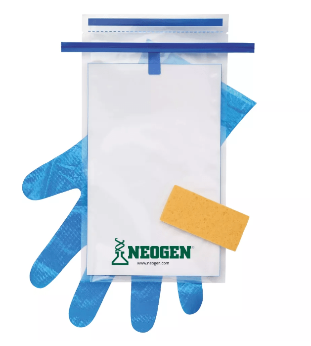 Swab Neogen Hydra-Sponge10ml Neut Buffer & 2 Gloves Pk 100