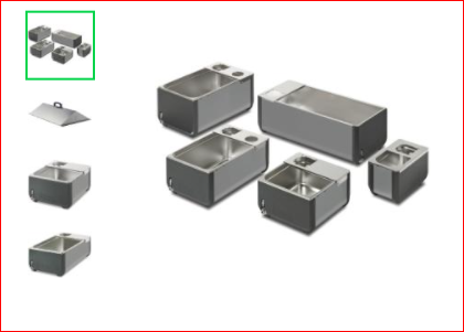 Stainless Steel, Pitched Lift-Off Lid